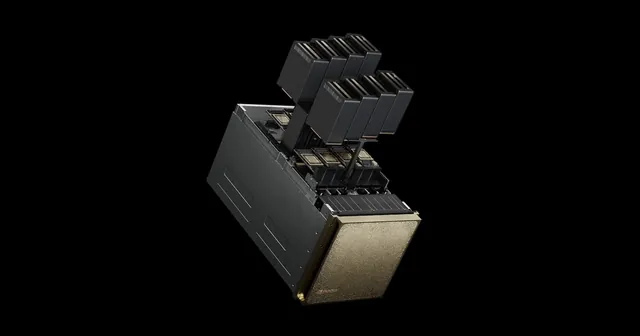 DGX B200 system exploded render DGX B200 (8 GPUs)