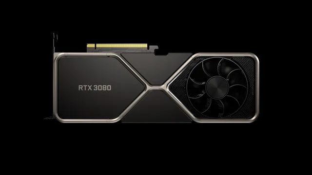GeForce RTX 3080 Founders Edition render from the RTX 3080 family page (family image reused; 12 GB cards are partner designs and look different) GeForce RTX 3080 12GB