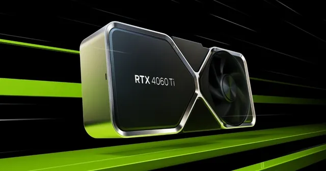 GeForce RTX 4060 Ti Founders Edition card render GeForce RTX 4060 Ti 8GB